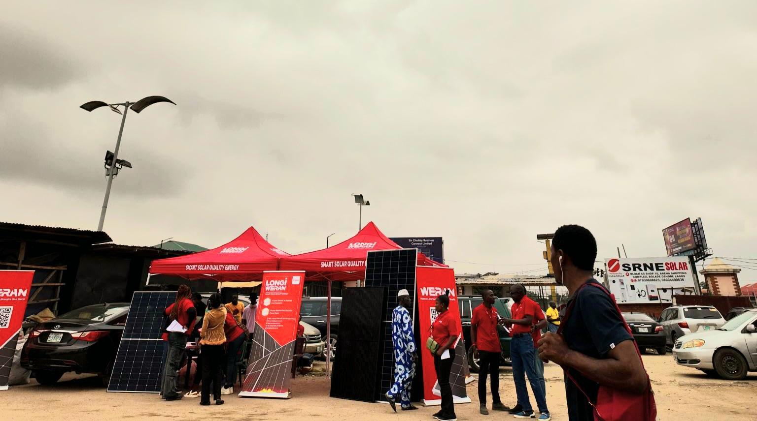 WERAN Solar’s Groundbreaking Arena Market Activation in Lagos