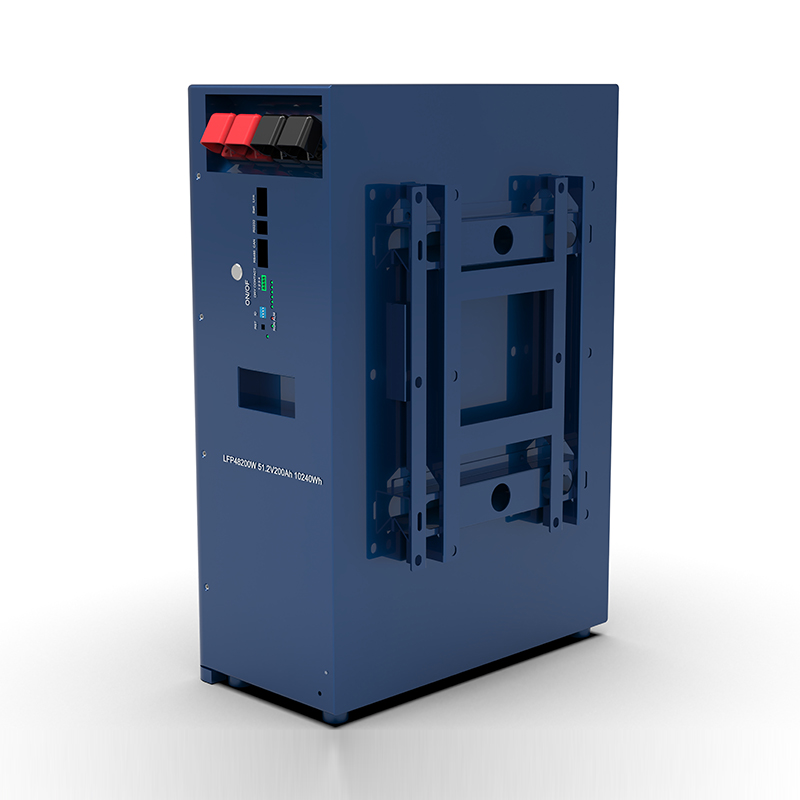 WERAN WRL-48100WB 51,2 V 100Ah Bateria LiFePO4 montada na parede (5,12 kWh) - IP65, 6000 ciclos, armazenamento solar doméstico externo