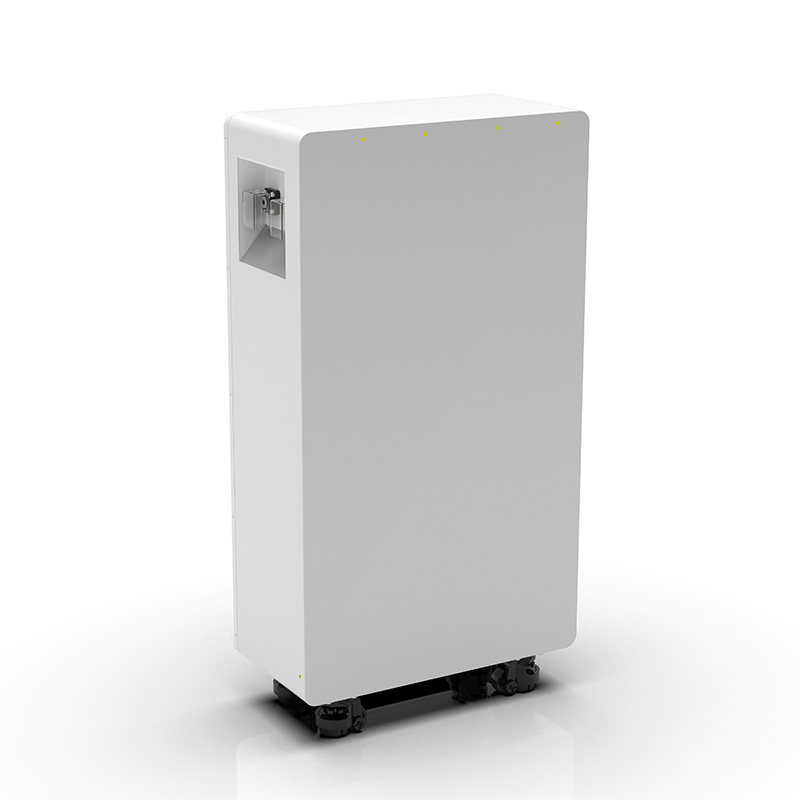 Bateria WERAN WRL-48200UW 51,2V 200Ah LiFePO4 (10,24kWh) - IP65 com rodas / montagem em parede, armazenamento solar empilhável de 48V