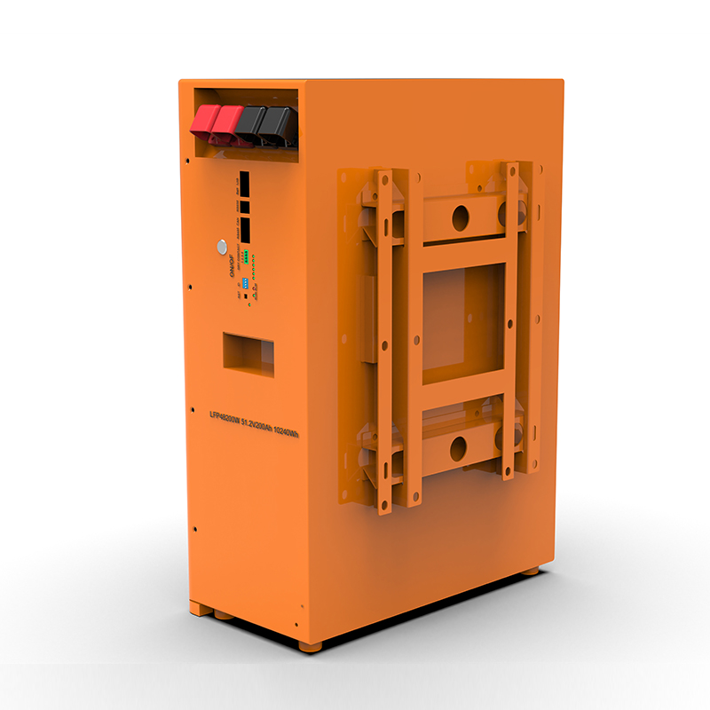 Bateria LiFePO4 montada na parede WERAN WRL-48200WO 51,2V 200Ah (10,24kWh) - IP65, ESS residencial de alta capacidade