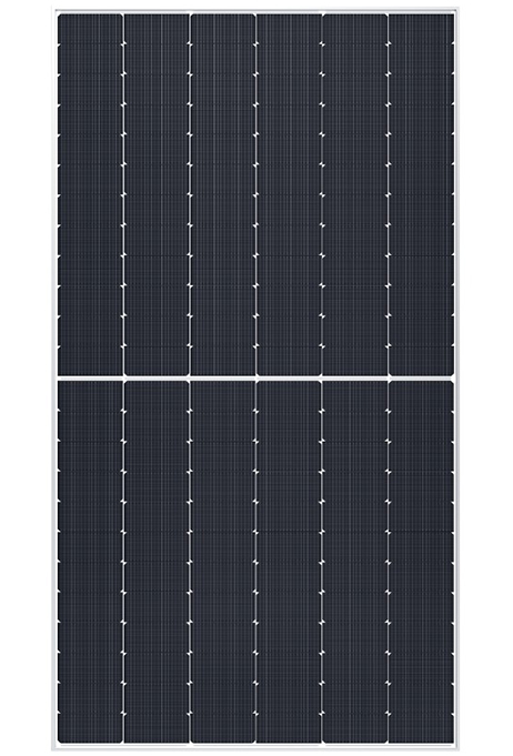 Painel solar bifacial WERAN 640-670W HPBC 2.0 - Módulo fotovoltaico de vidro duplo de contato traseiro OEM para projetos de serviços públicos e EPC