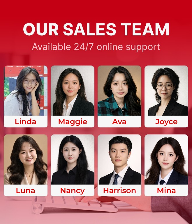 Nossa equipe de vendas