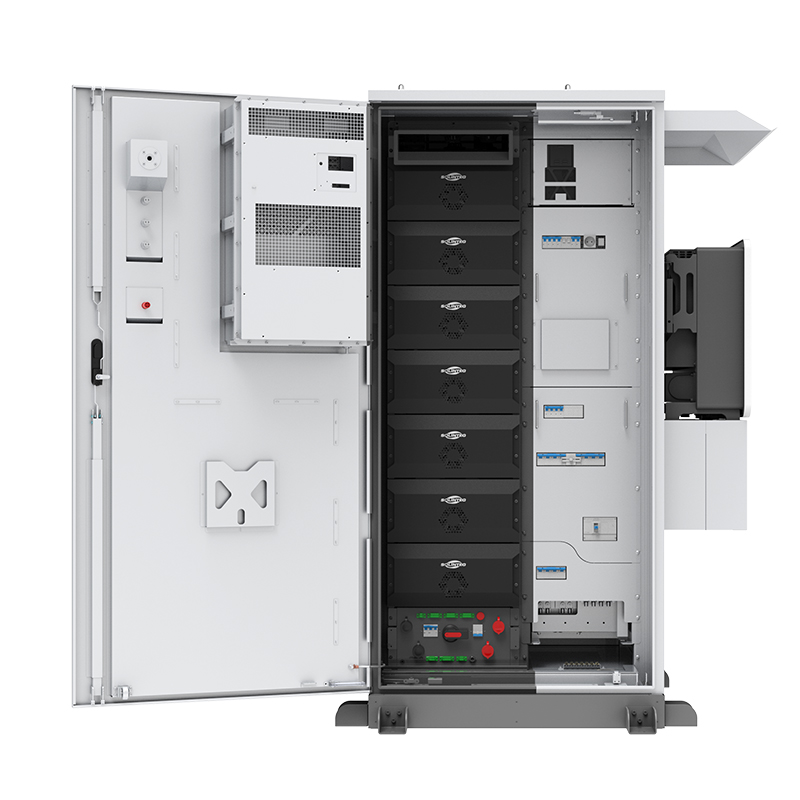 WERAN PTH 25-50kW 64,3-112,5kWh Gabinete de armazenamento de energia C&I multifuncional - Sistema de armazenamento solar integrado com inversor híbrido