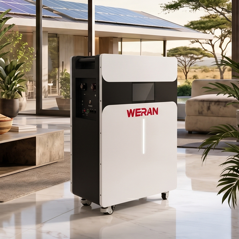 WERAN 51,2V 314Ah 16kWh tipo rolo LiFePO4 bateria para armazenamento de energia doméstica