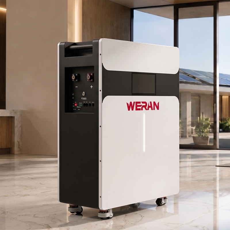 WERAN 51,2V 314Ah 16kWh tipo rolo LiFePO4 bateria para armazenamento de energia doméstica