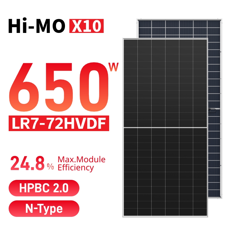Microinversores versus inversores de string para sistemas solares bifaciais de vidro duplo LONGi Hi-MO X10 Guardian Anti-Dust 640-670W